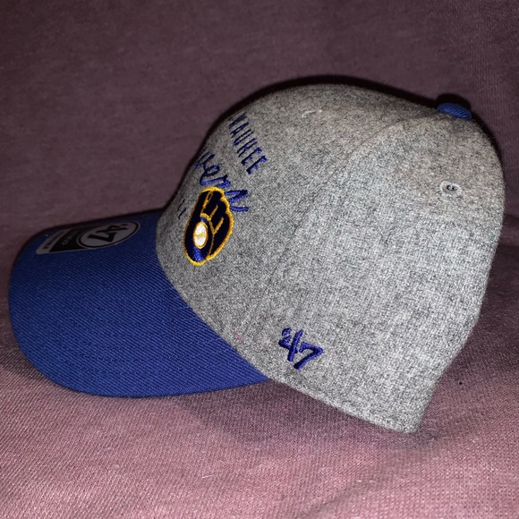 ⚾️🏟️ Milwaukee Brewers Retro ‘47 MVP Wool Hat 🏟️⚾️ - Picture 4 of 7